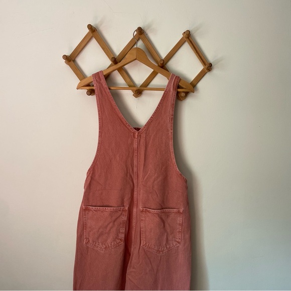 Madewell Dust Rose Pink Denim Overalls - Picture 4 of 5